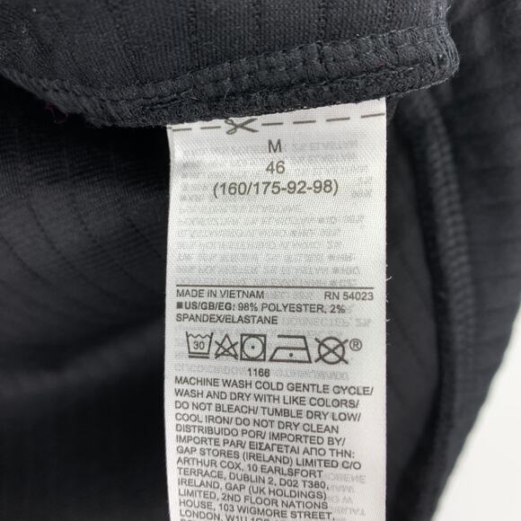 Gap Fit Pullover Cowl Neck Sweatshirt Womens Size Medium Black Snap Sides NEW - Picture 7 of 7